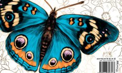 کتاب رنگ آمیزی بزرگسالان باغ پروانه ها (36 طرح)